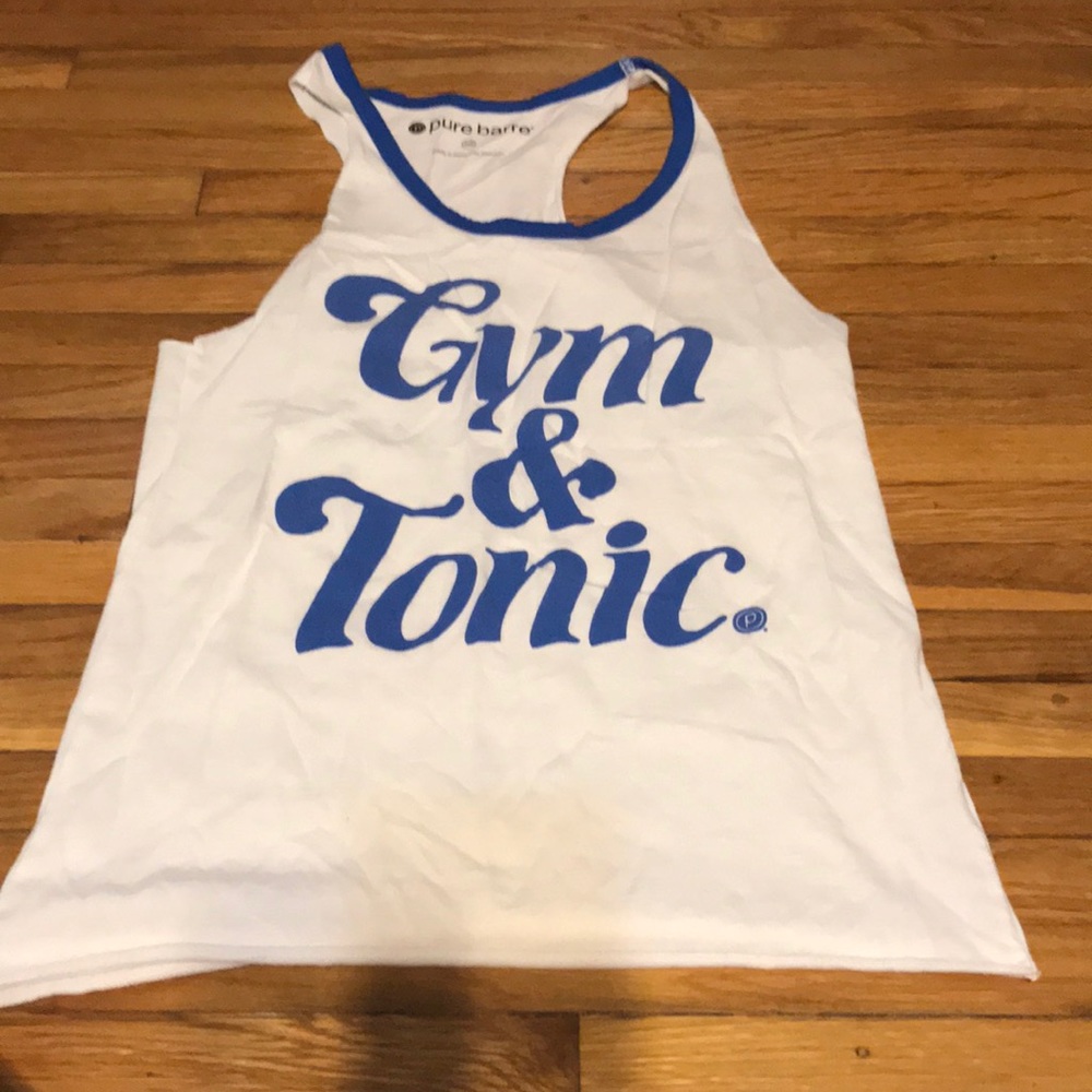 Pure Barre Gym and Tonic racerback tank XS